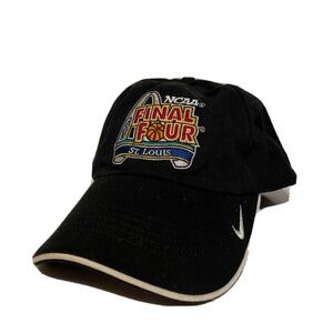 NEW Vintage 2005 FINAL FOUR Basketball St. Louis NIKE Adjustable Hat Black White